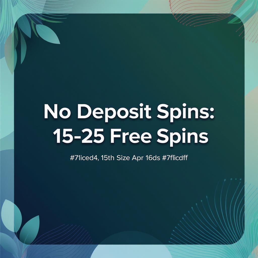No Deposit Spins: 15-25 Free Spins